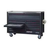 Sonic Equipment Werkstattwagen NEXT S15 gefüllt...