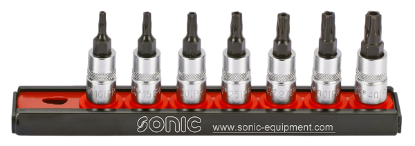 Sonic Equipment 1/4 TX-Bit-Satz 5-kant auf Steckleiste 7-tlg. 100701