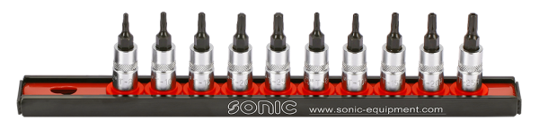 Sonic Equipment 1/4 TX-Bit-Satz auf Steckleiste 10-tlg.