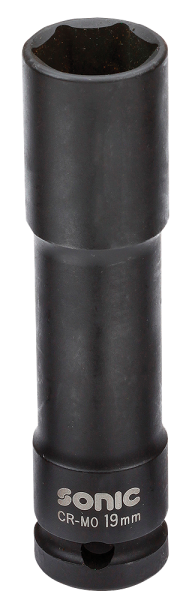 Sonic Equipment  Felgen-Stecknuss 1/2" 19mm 105mmL 3310219
