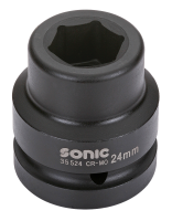 Sonic Equipment 1 Schlagschraub-Nuss, 6-kant, 24mm 35524