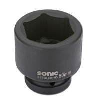 Sonic Equipment 1 Schlagschraub-Nuss, 6-kant, 50mm 35550