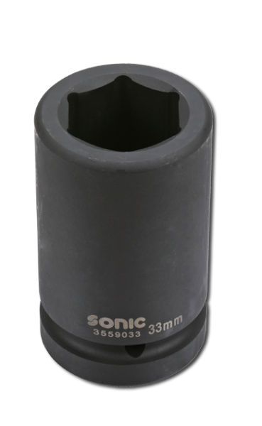 Sonic Equipment 1 Schlagschraub-Nuss, 6-kant, lang, 90mm
