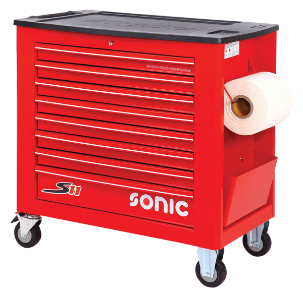 Sonic Equipment Werkstattwagen leer, S11, rot 4731128