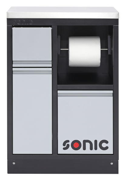 Sonic Equipment MSS 674mm Abfall Schrank und integrierter Papierrollenhalter 4731319