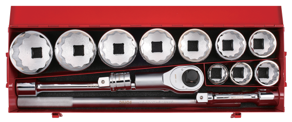 Sonic Equipment 1 Ratschensatz, 12-kant, 15-tlg. 501401