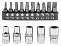Sonic Equipment  Flexibler Schraubendrehersatz mit Bits 19-tlg. 601906
