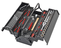 Sonic Equipment  Gefüllte tragbare Werkzeugkiste 62-tlg. 706201
