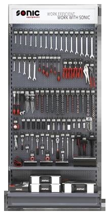 Sonic Equipment  Ausstellungswand 1m 94-tlg. nur Werkzeuge 709404