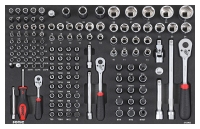 Sonic Equipment Filled toolbox SFS S9 261pcs 726131