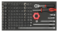 Sonic Equipment Filled toolbox SFS 1/3 S9 539pcs 753931